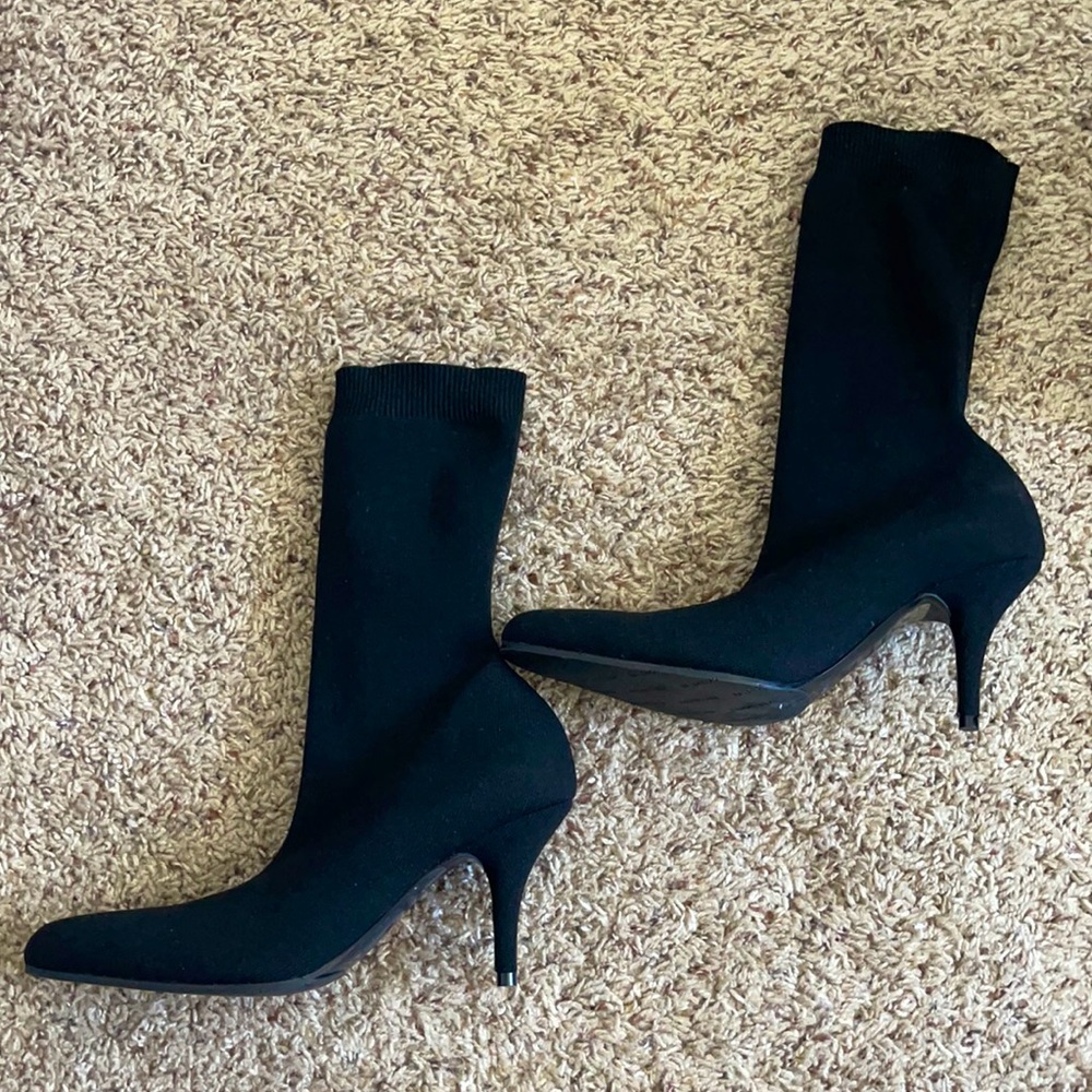Balenciaga Knife Crepe Jersey Boots